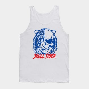 skull tiger Tank Top